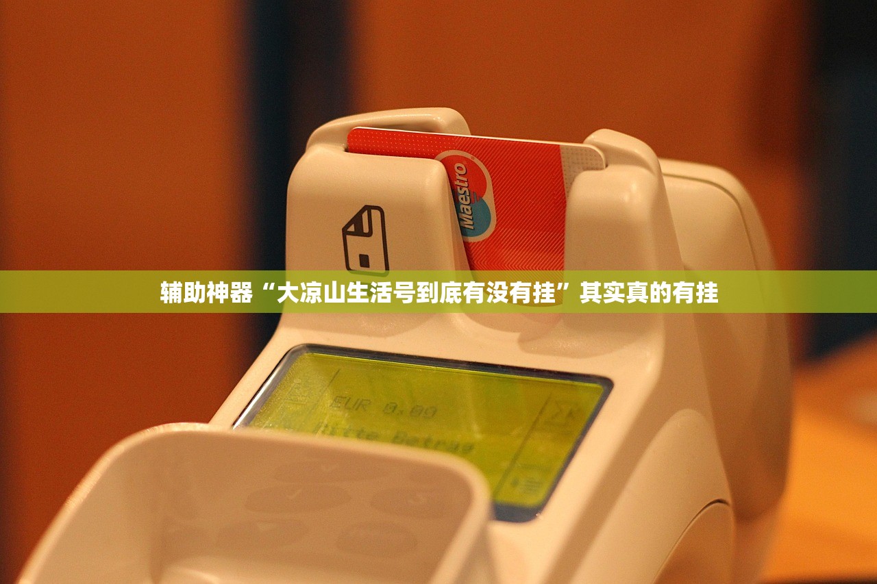 辅助神器“大凉山生活号到底有没有挂”其实真的有挂